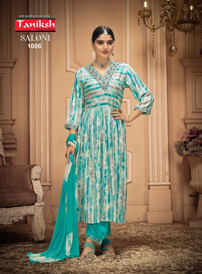 Saloni Vol 1 By Tanishk Designer Kurti With Bottom Dupatta Exporters in India
